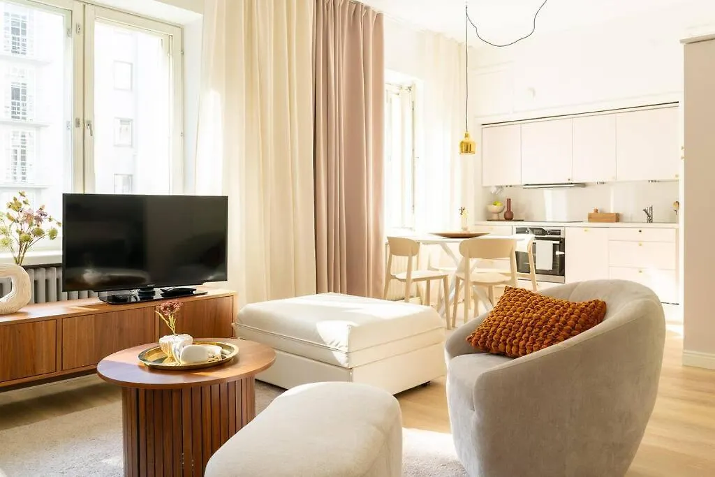 Lägenhet Serene Studio Retreat In Toeoeloe Helsingfors